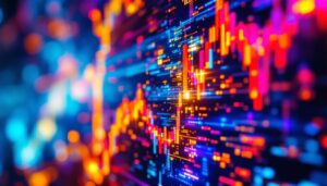 A photograph of a vibrant