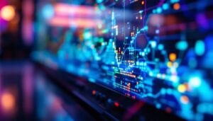 A photograph of a vibrant