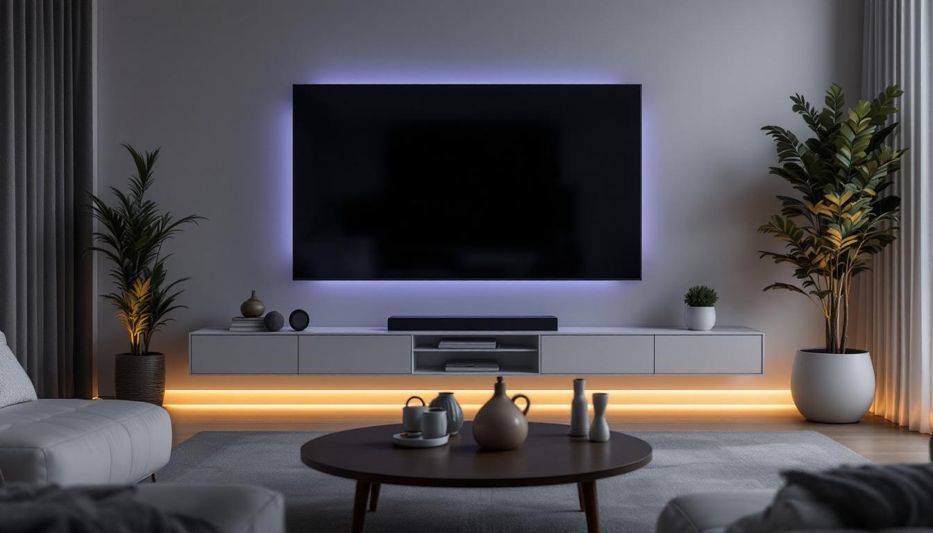 A photograph of a stylishly arranged living space featuring luxe living products