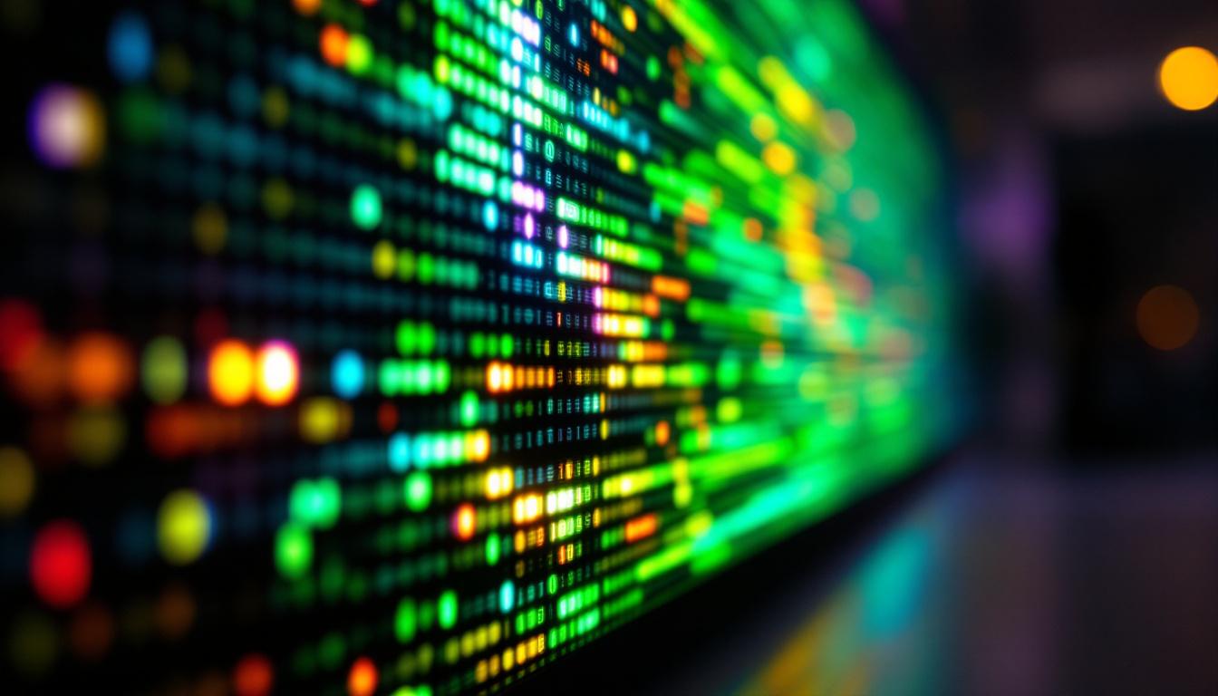 A photograph of a vibrant