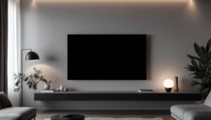 A photograph of a sleek