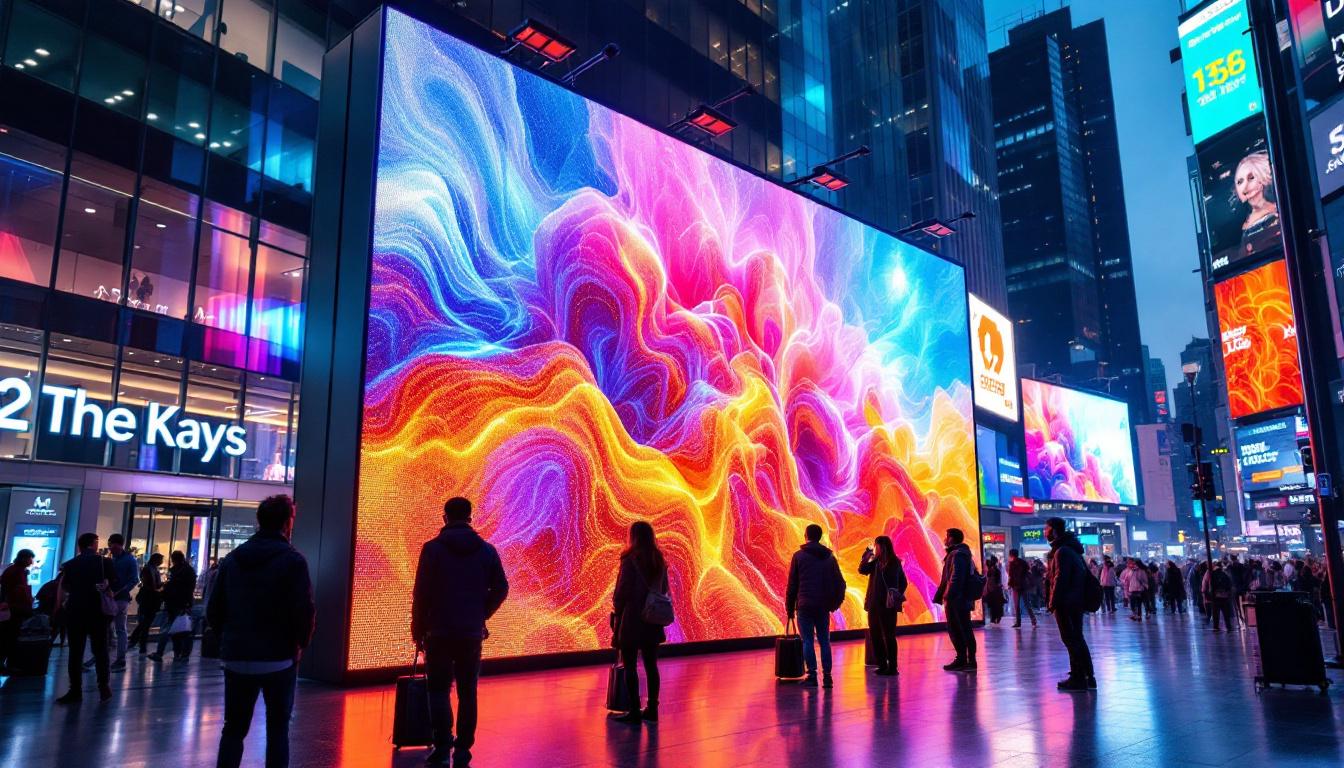 A photograph of a vibrant