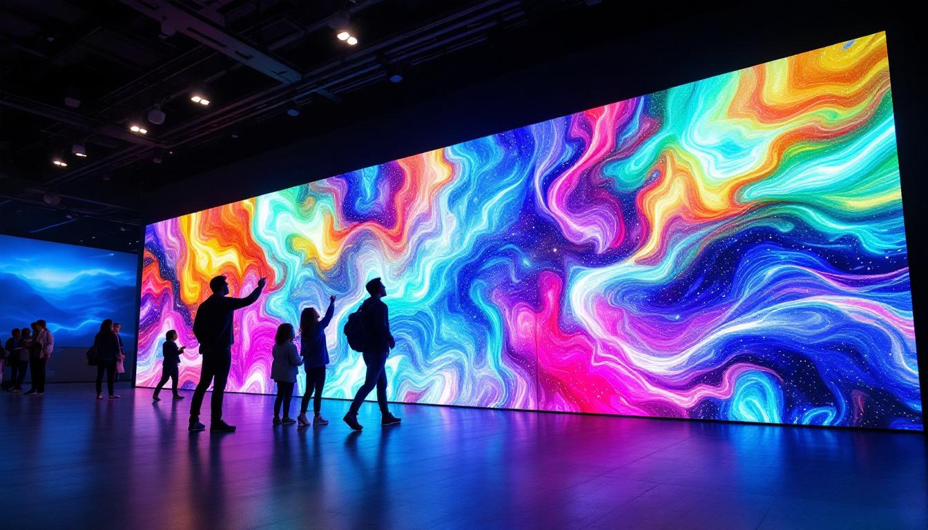 A photograph of a vibrant