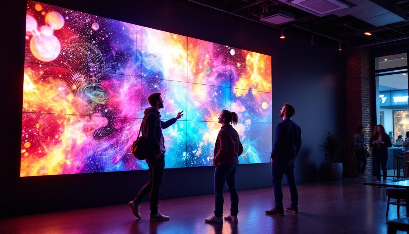 A photograph of a vibrant